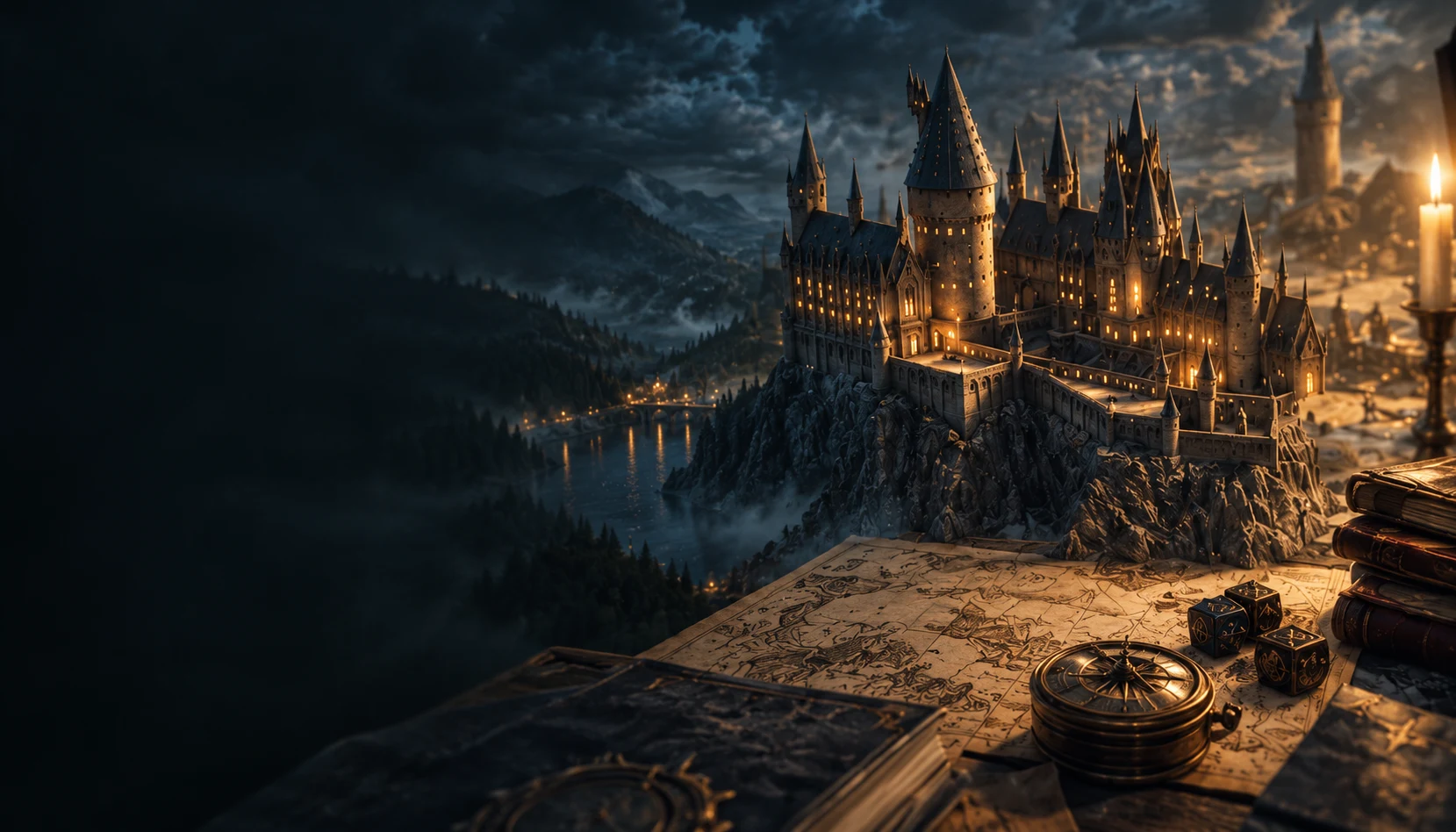 Defenders of Hogwarts editorial illustration game artwork